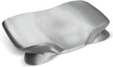 Satin Pillowcase Cervical Pillow, Ergonomic Pillow Case, Smooth & Soft Pillowcase for Sleeping Pillow, Gray Pillow Cover with Zipper