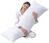 Large Body Pillow Insert- Breathable Full Body Pillow for Side Sleeper - Soft Long Bed Pillow for Adults
