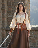 Belt Pouch Purse Renaissance Costume Accessories LARP Cosplay Waist Bag Fanny Pack Hiking Festival Casual Daypack