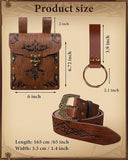 Belt Pouch Purse Renaissance Costume Accessories LARP Cosplay Waist Bag Fanny Pack Hiking Festival Casual Daypack