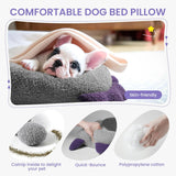 Dog Calming Pillow - Soft Neck Pillow for Dogs, Washable Dog Pillow for Better Sleep, Reduces Anxiety, Gift for Small Dogs and Cats