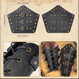Halloween Renaissance Costume Set Medieval Pirate Shirt Pants Viking Chian Belt Coin Purse Bracers Accessory
